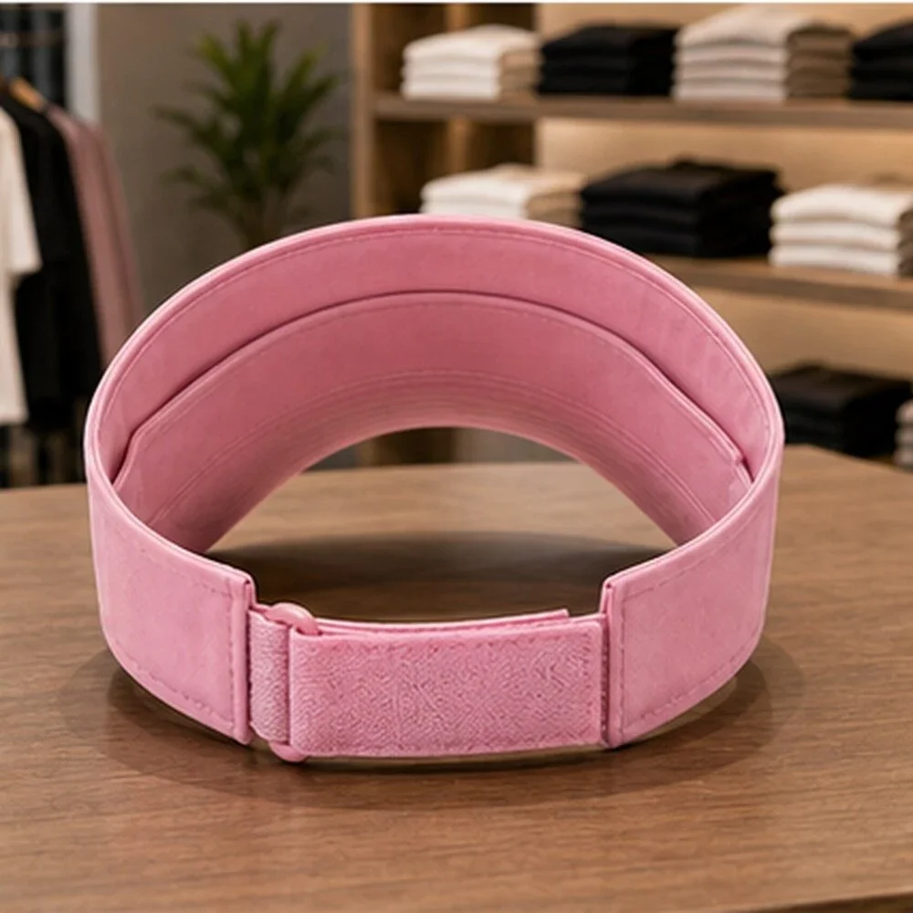 ALO Yoga Pink Workout Open Top Visor Hat NWT